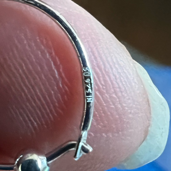 Sterling Silver Beaded Hoop Earrings Set of 3 NWT - Picture 12 of 13